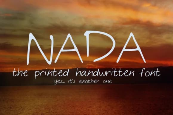 Nada Font by Najla Qamber — Script Handwritten Font