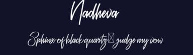 Nadheva by Edric Studio — Script Handwritten Font — thumbnail 2