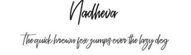 Nadheva by Edric Studio — Script Handwritten Font — thumbnail 1