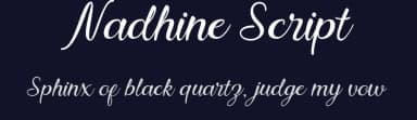 Nadhine Script by Ianmikraz — Script Handwritten Font — thumbnail 2