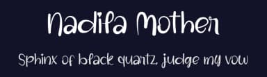 Nadila Mother by Kateeng Ciu — Script Handwritten Font — thumbnail 2