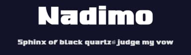 Nadimo by twinletter — Sans Serif Font — thumbnail 2