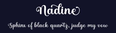 Nadine by Graphix Line Studio — Script Handwritten Font — thumbnail 2