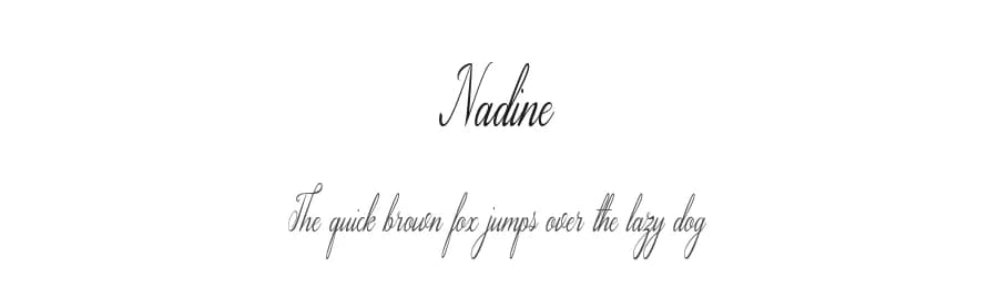 Nadine by Bens Creative — Script Handwritten Font