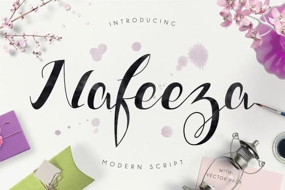 Nafeeza Font by ndroadvertising — Script Handwritten Font — preview 1