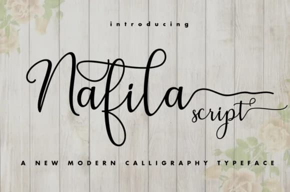 Nafila Font by Rudistudio — Script Handwritten Font