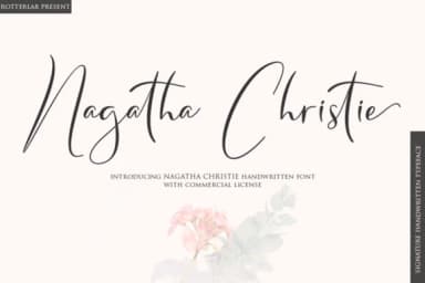 Nagatha Christie Font by rotterlabstudio — Script Handwritten Font — thumbnail 1