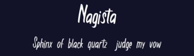 Nagista by InspiraType — Script Handwritten Font — thumbnail 2