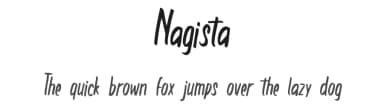 Nagista by InspiraType — Script Handwritten Font — thumbnail 1