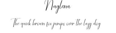 Naglena by Scratchones — Script Handwritten Font — thumbnail 1