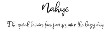 Nahye by Alit Design — Script Handwritten Font — thumbnail 1