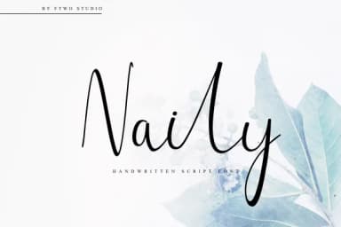 Naily Font by Ftwostudio — Script Handwritten Font — thumbnail 1