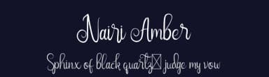 Nairi Amber by Edric Studio — Sans Serif Font — thumbnail 2