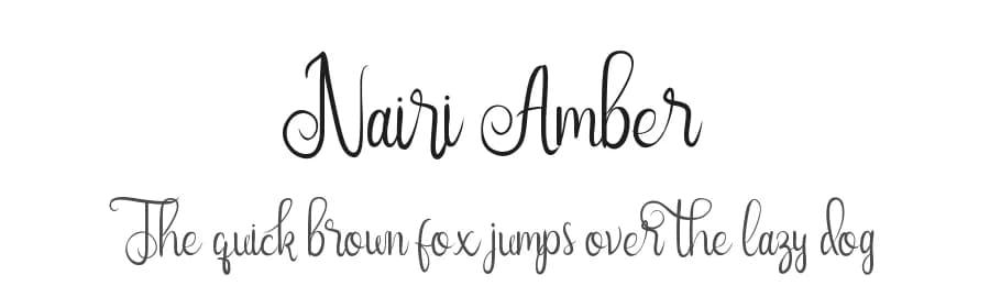 Nairi Amber by Edric Studio — Sans Serif Font