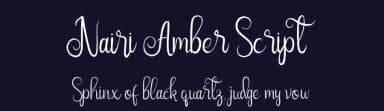Nairi Amber Script by Edric Studio — Script Handwritten Font — thumbnail 2