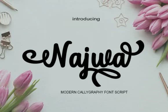 Najwa Font by saidi studio — Script Handwritten Font