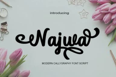 Najwa Font by saidi studio — Script Handwritten Font — thumbnail 1