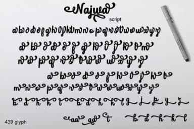 Najwa Font by saidi studio — Script Handwritten Font — thumbnail 8