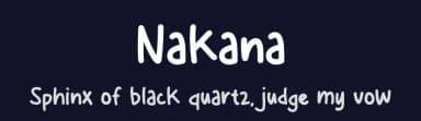 Nakana by MJType — Script Handwritten Font — thumbnail 2