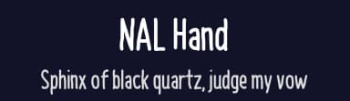 NAL Hand by Chequered Ink — Script Handwritten Font — thumbnail 2