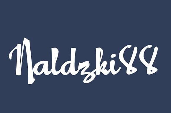 Naldzki88 Font by Rodi.de.Artist.com — Script Handwritten Font