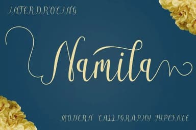 Namila Font by Jhoen Studio — Script Handwritten Font — thumbnail 1