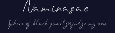 Naminasae by Edric Studio — Script Handwritten Font — thumbnail 2