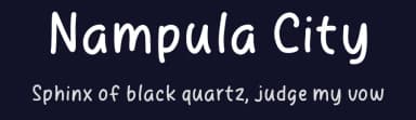Nampula City by Khurasan — Script Handwritten Font — thumbnail 2
