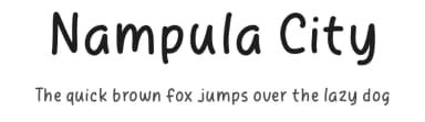 Nampula City by Khurasan — Script Handwritten Font — thumbnail 1