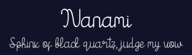Nanami by Hedi Miftah — Script Handwritten Font — thumbnail 2