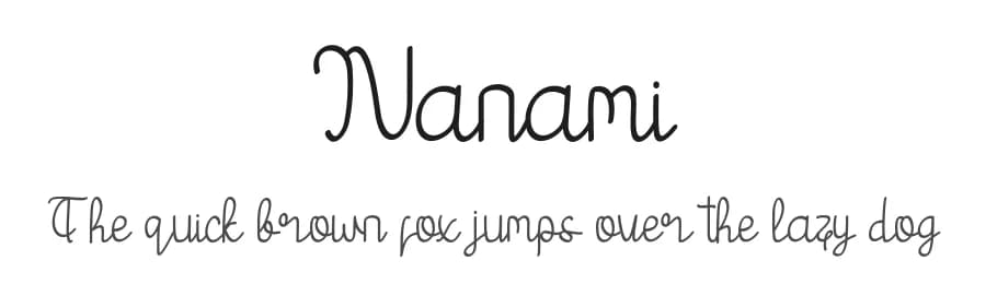 Nanami by Hedi Miftah — Script Handwritten Font — preview 1