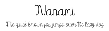 Nanami by Hedi Miftah — Script Handwritten Font — thumbnail 1