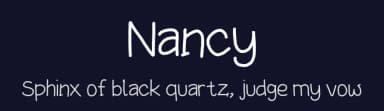 Nancy by mochaffff — Script Handwritten Font — thumbnail 2