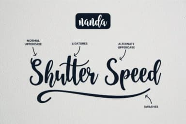 Nanda Script Font by InspiraType — Script Handwritten Font — thumbnail 8