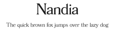 Nandia by UI Creative — Serif Font — thumbnail 1