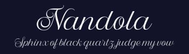 Nandola by Alit Design — Script Handwritten Font — thumbnail 2