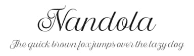 Nandola by Alit Design — Script Handwritten Font — thumbnail 1