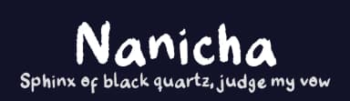 Nanicha by Brisitasdemar — Script Handwritten Font — thumbnail 2