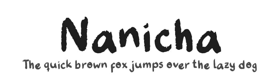 Nanicha by Brisitasdemar — Script Handwritten Font