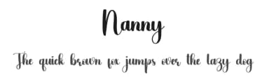 Nanny by Scratchones — Script Handwritten Font — thumbnail 1