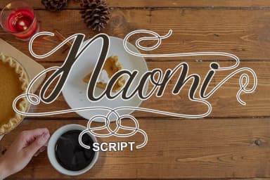 Naomi Font by utopiabrand19 — Script Handwritten Font — thumbnail 5