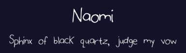 Naomi by N Fonts — Script Handwritten Font — thumbnail 2