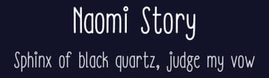 Naomi Story by Sereneowl — Script Handwritten Font — thumbnail 2