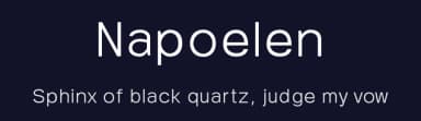 Napoelen by 4RM Font — Sans Serif Font — thumbnail 2