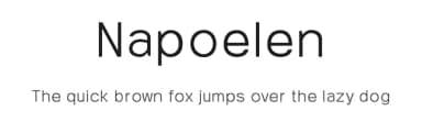 Napoelen by 4RM Font — Sans Serif Font — thumbnail 1