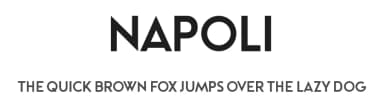 Napoli by Vladimir Nikolic — Sans Serif Font — thumbnail 1