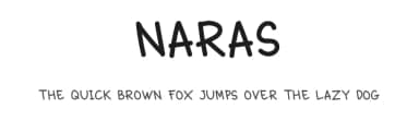 Naras by Faqih Fawaji — Script Handwritten Font — thumbnail 1