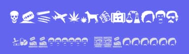 Narco by Woodcutter — Dingbats Font — thumbnail 3