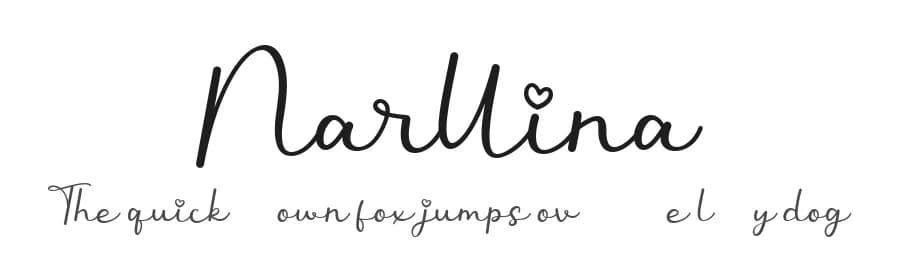 Narllina by AEN Creative Studio — Script Handwritten Font
