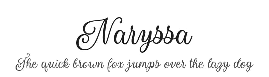 Naryssa by Misti's Fonts — Script Handwritten Font